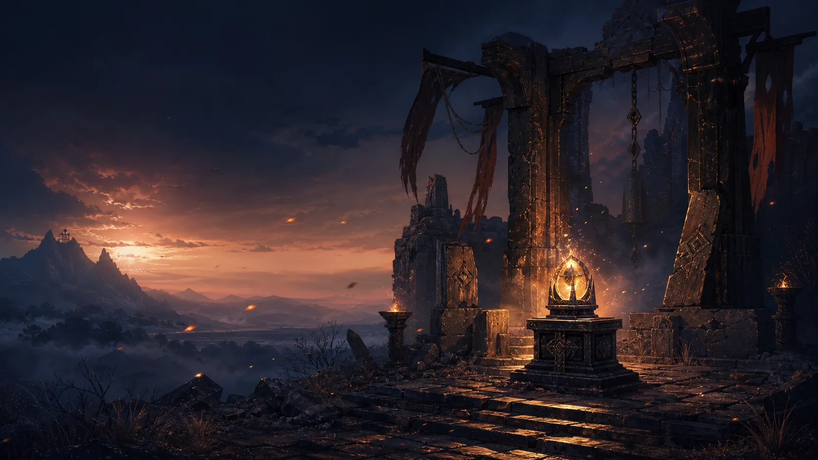 Original generated thematic artwork for The Relic: First Guardian